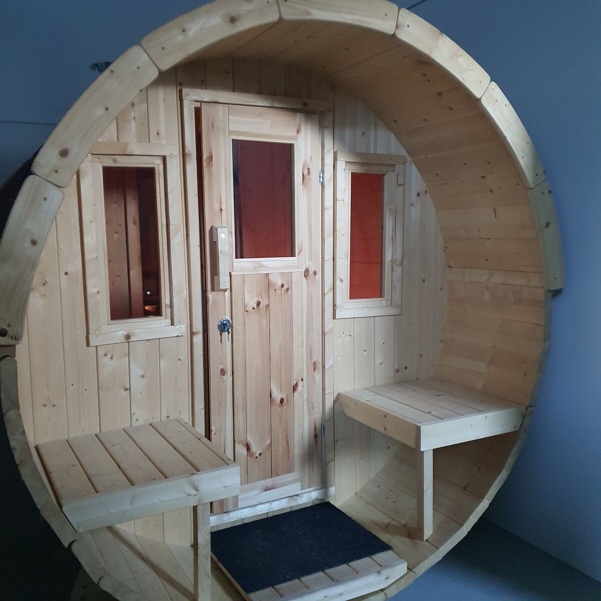  Barrel sauna - Harmony Met buiten veranda